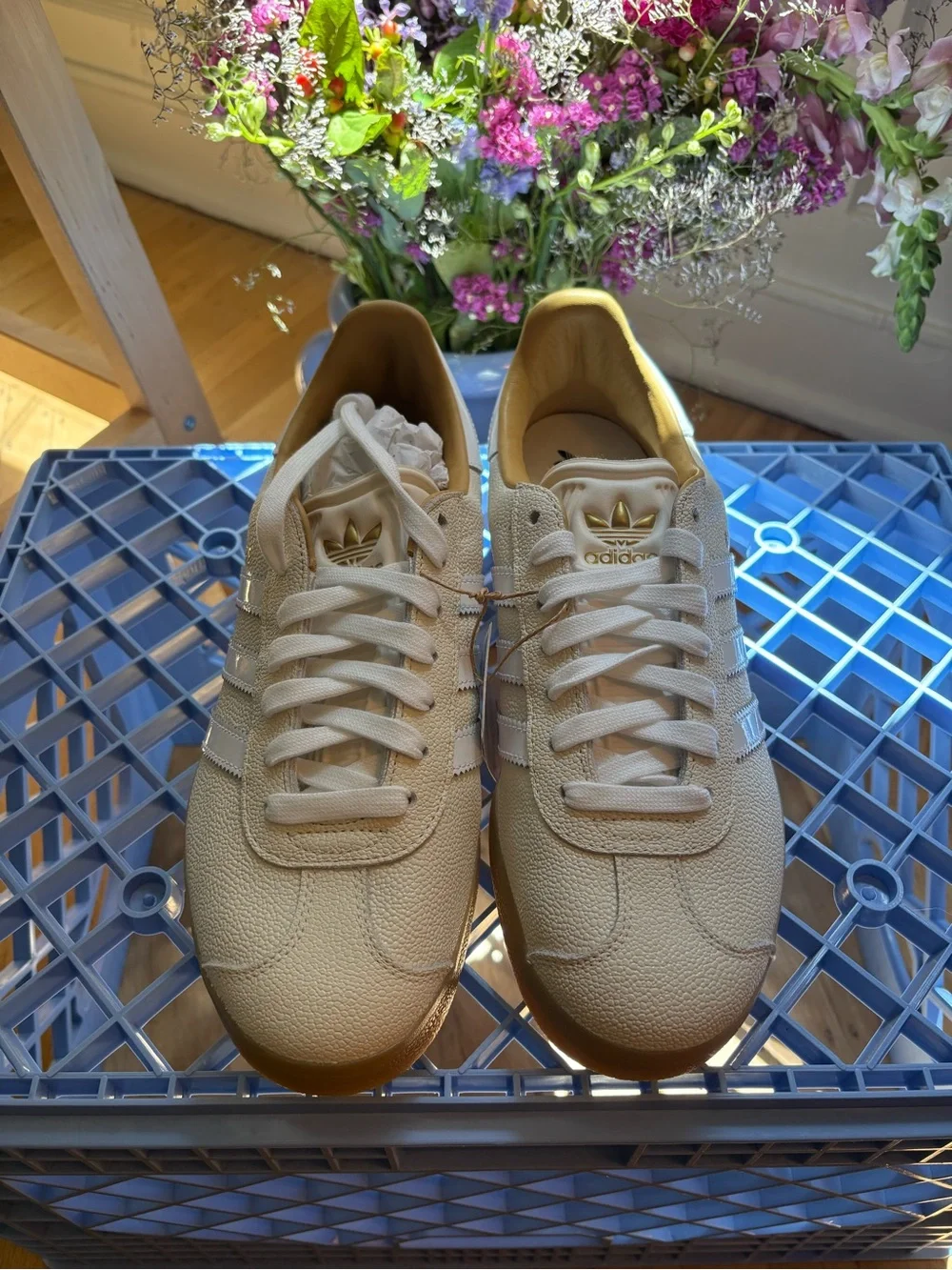 unisex adidas gazelle lux spikeless golf shoes